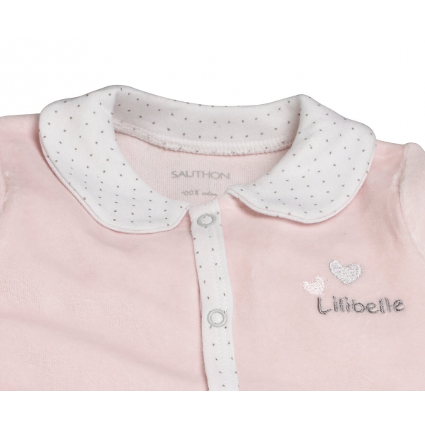 Pyjama bébé rose naissance Lilibelle