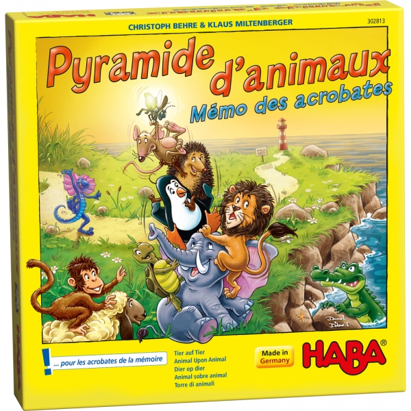 Jeu Pyramide d'animaux - Mémo des acrobates