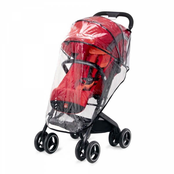 Habillage pluie Transparent poussette Qbit + Tout terrain