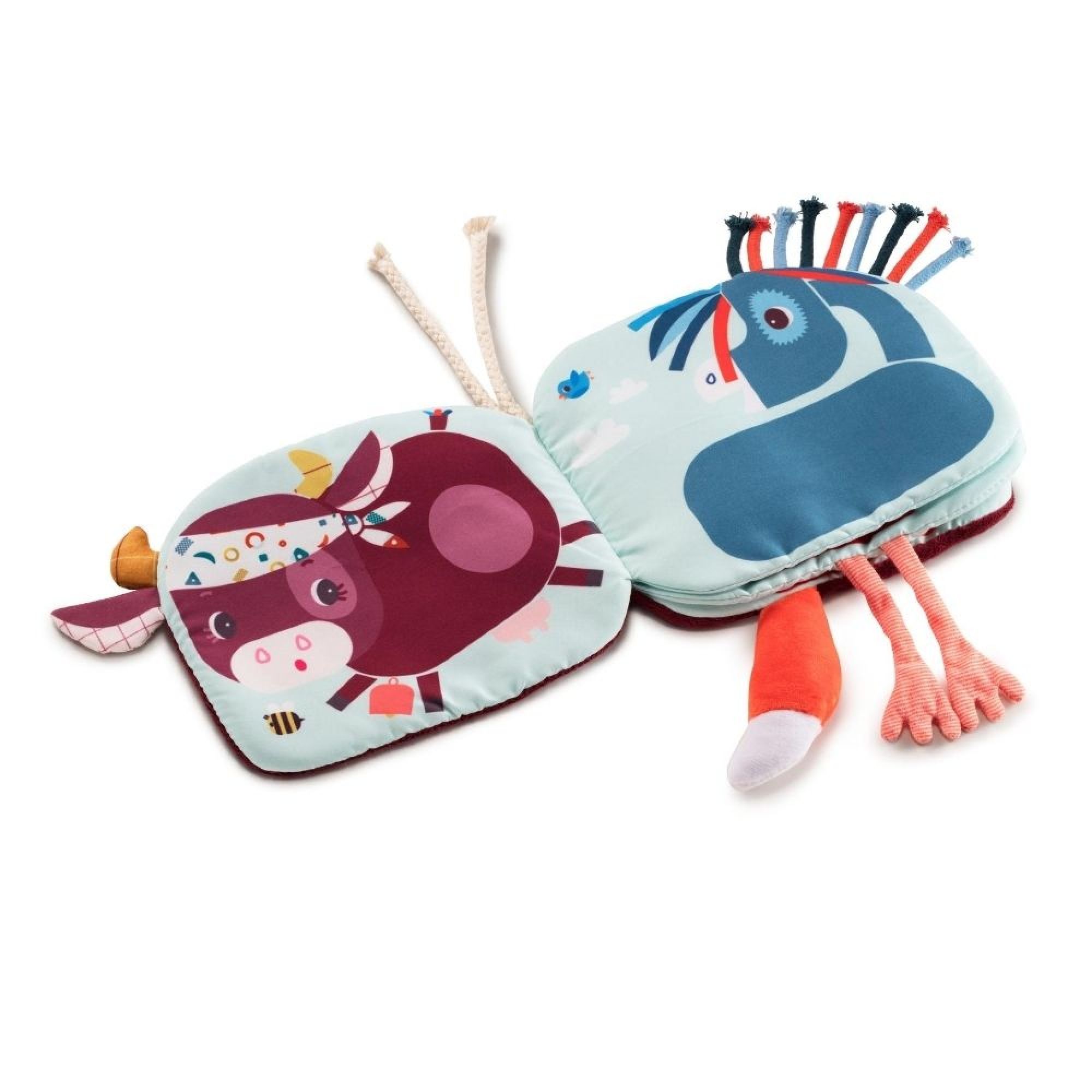Lilliputiens Livre D Eveil Qui Se Cache Derriere Rosalie Made In Bebe
