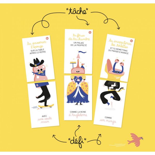 Jeu de carte défis cool - Qui s'y colle ?