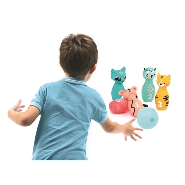 Jeu de quilles souples Animaux