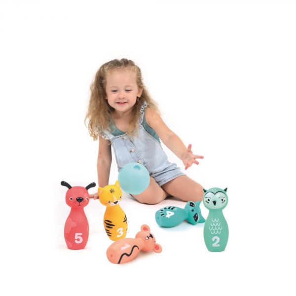 Jeu de quilles souples Animaux