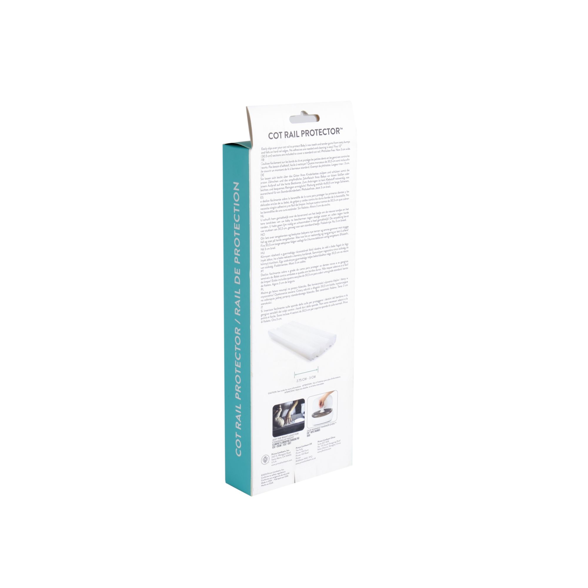 Protections Rail Berceau DERCLIVE Lot De 3 - Coton Doux - Anti-morsure Bébé - Rose/gris Accessoire Puériculture Doux