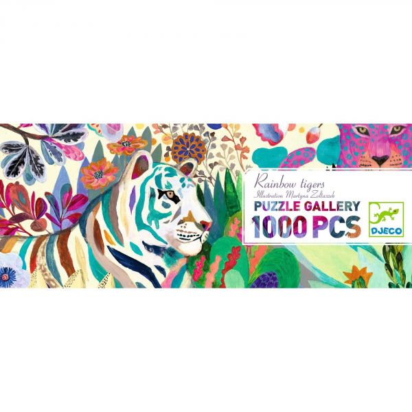 Puzzle 1000 pièces Rainbow Tigers Gallery