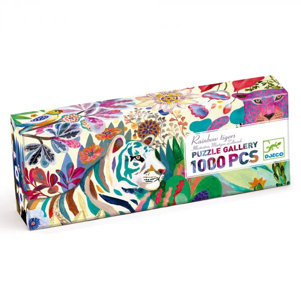 Puzzle 1000 pièces Rainbow Tigers Gallery