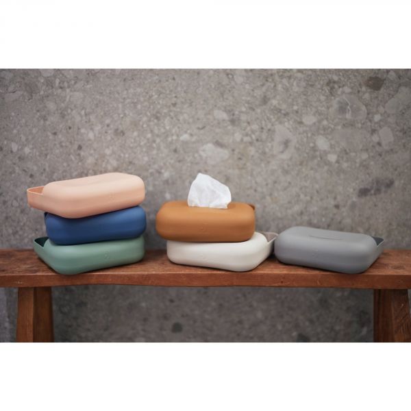 Boîte à lingettes silicone Storm Grey