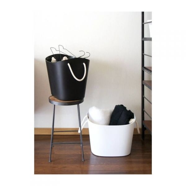 Panier de rangement Balcolore 38 litres - Blanc