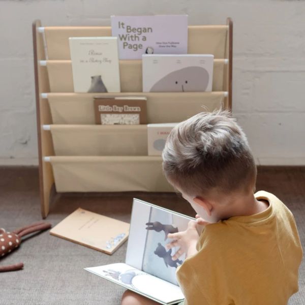 Bibliothèque enfant uni Beige