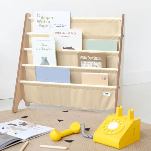 Bibliothèque enfant uni Beige