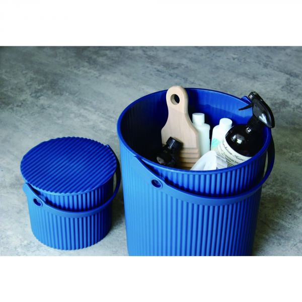 Panier de rangement L seau Omnioutil  20 litres Bleu marine