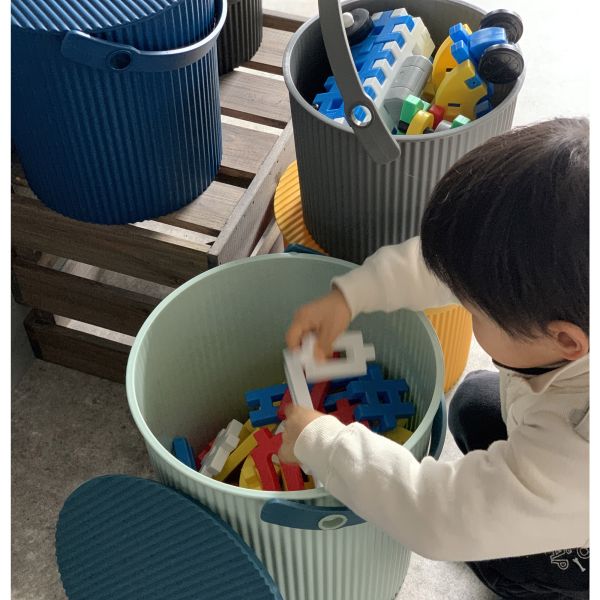 Panier de rangement seau Omni Outil 10 litres Bleu