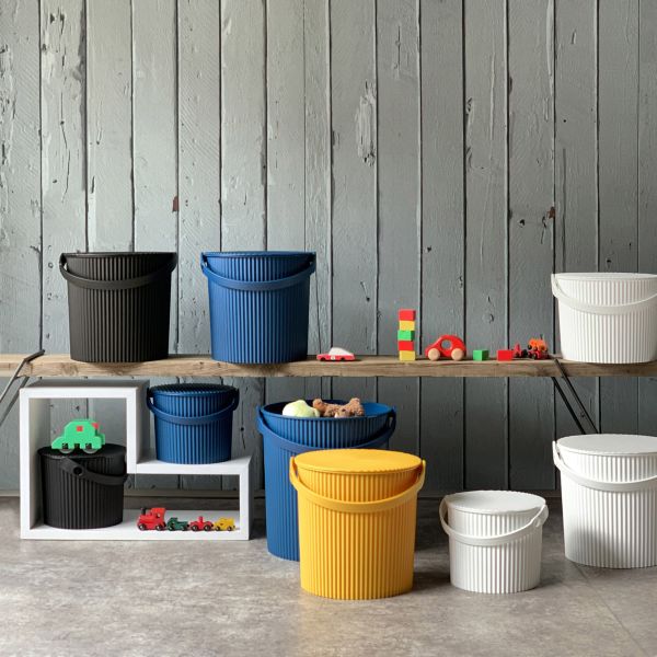 Panier de rangement seau Omni Outil 10 litres Bleu