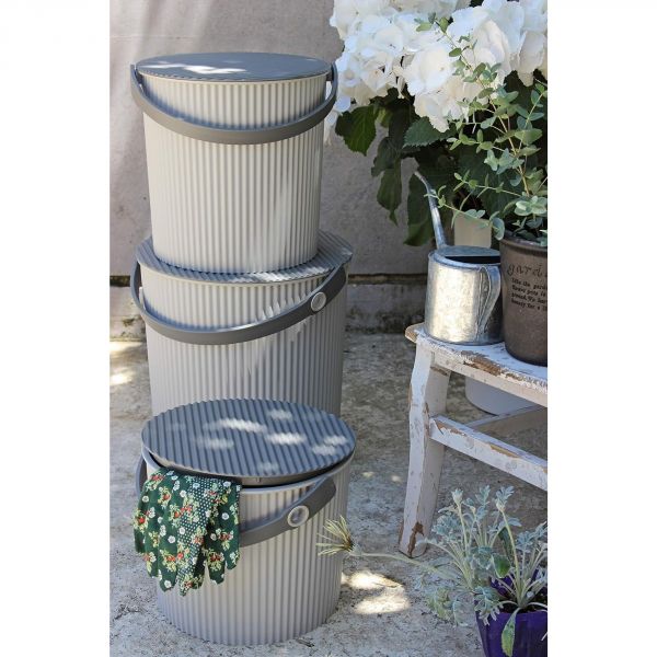 Panier de rangement seau Omni Outil 10 litres Mix gris