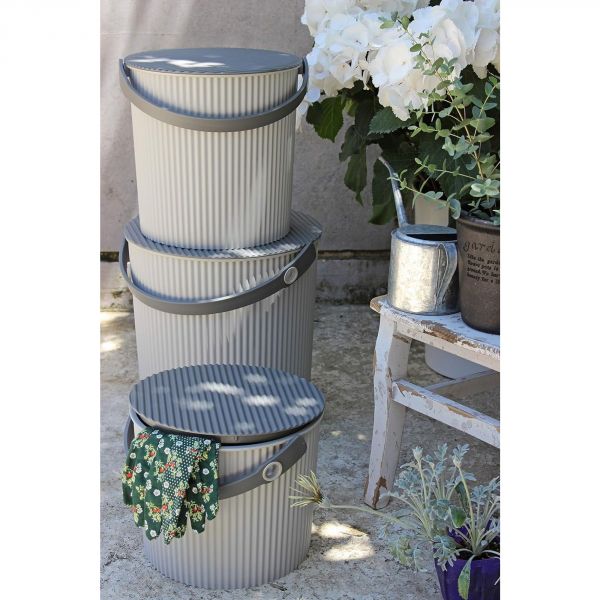 Boîte de rangement M seau Omni Outil 10 litres Mix Gris