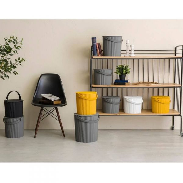 Panier de rangement seau Omni Outil 8 litres Mix gris
