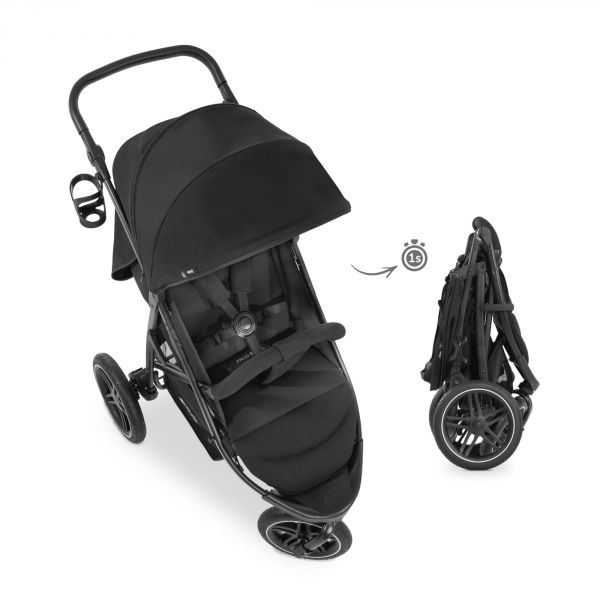 Poussette Rapid 3R Black