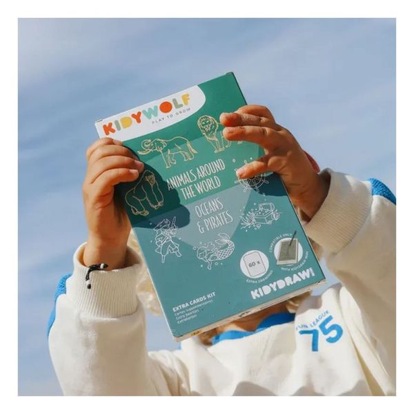 Cartes pour tablette Kidydraw - Mini animaux et pirates