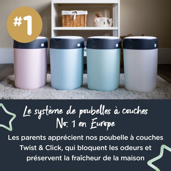 Pack recharges poubelle à couches Twist & Click x18