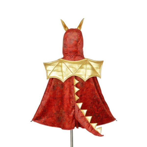 Déguisement Cape dragon rouge, 4 à 7 ans, 104-122 cm