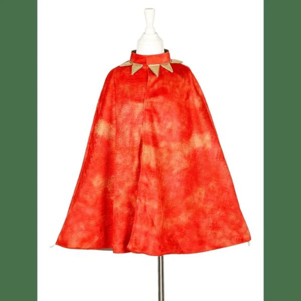 Déguisement Cape dragon rouge, 4 à 7 ans, 104-122 cm