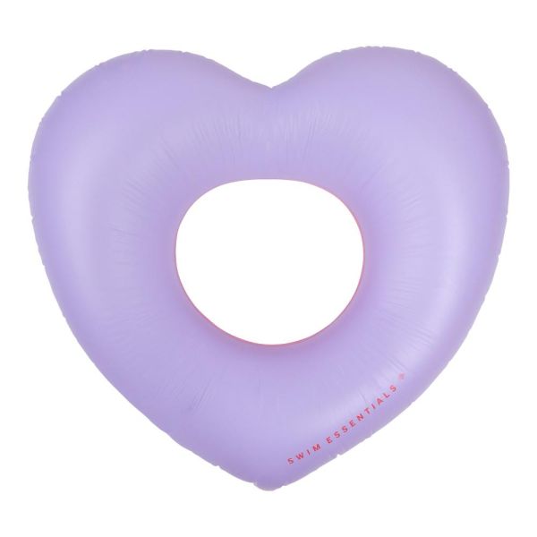 Bouée gonflable cœur rouge 90 cm