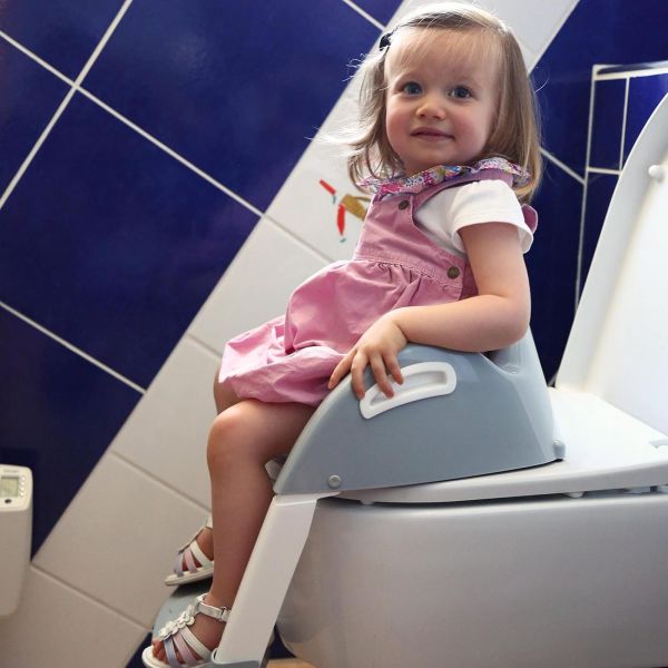 Réducteur de toilette Kiddyloo Fleur bleu