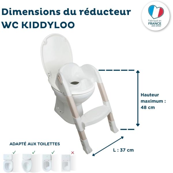 Réducteur de toilette Kiddyloo Noisette clair
