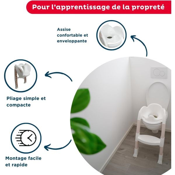 Réducteur de toilette Kiddyloo Noisette clair