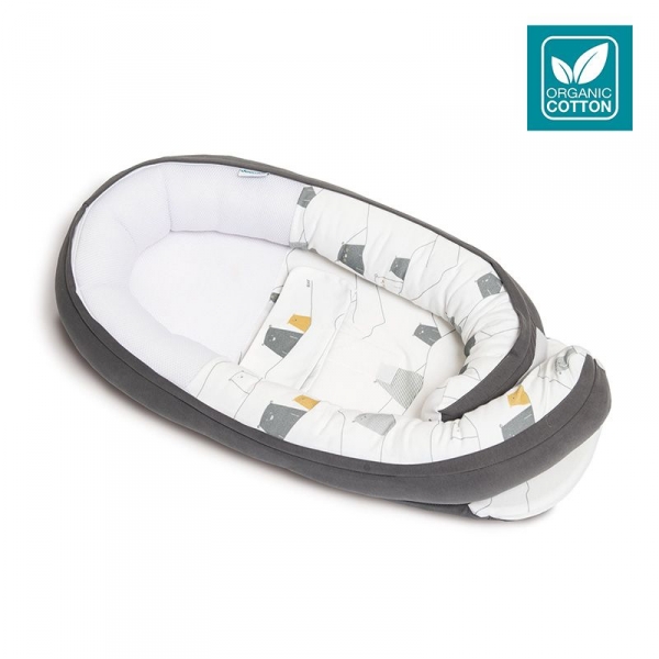 Réducteur de lit Doomoo cocoon Bear Grey