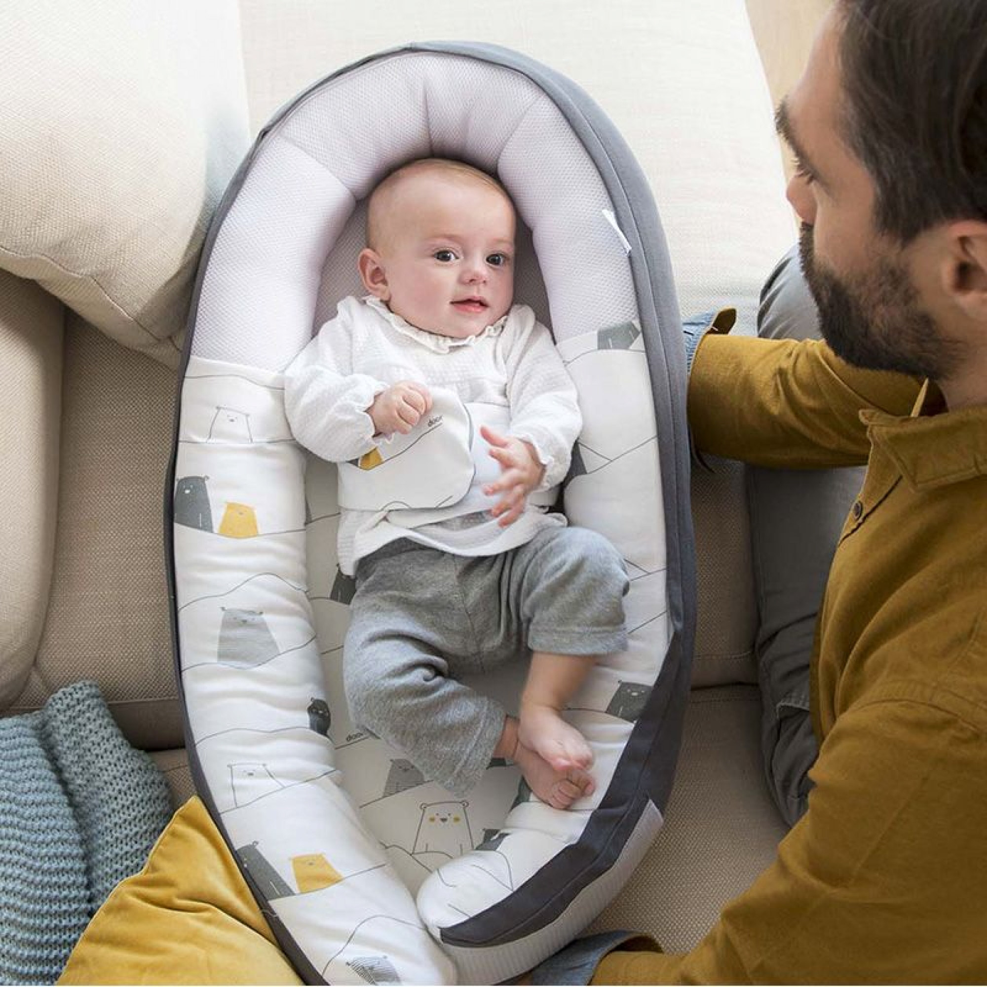 COCON - Siège de toilette avec siège enfant Blan…