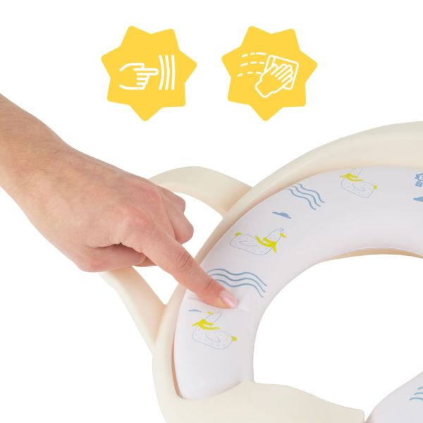 Réducteur de toilette avec poignées Mouette