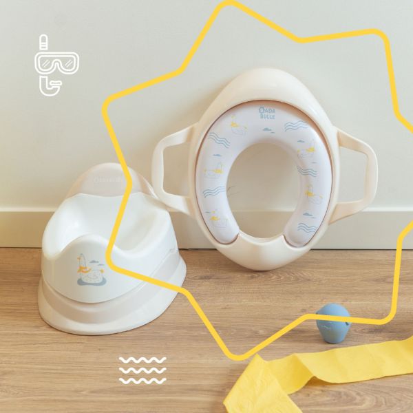 Réducteur de toilette avec poignées Mouette