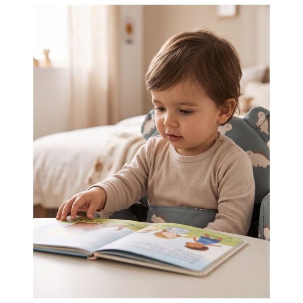 Rehausseur de chaise bébé pliable et imperméable dinosaures