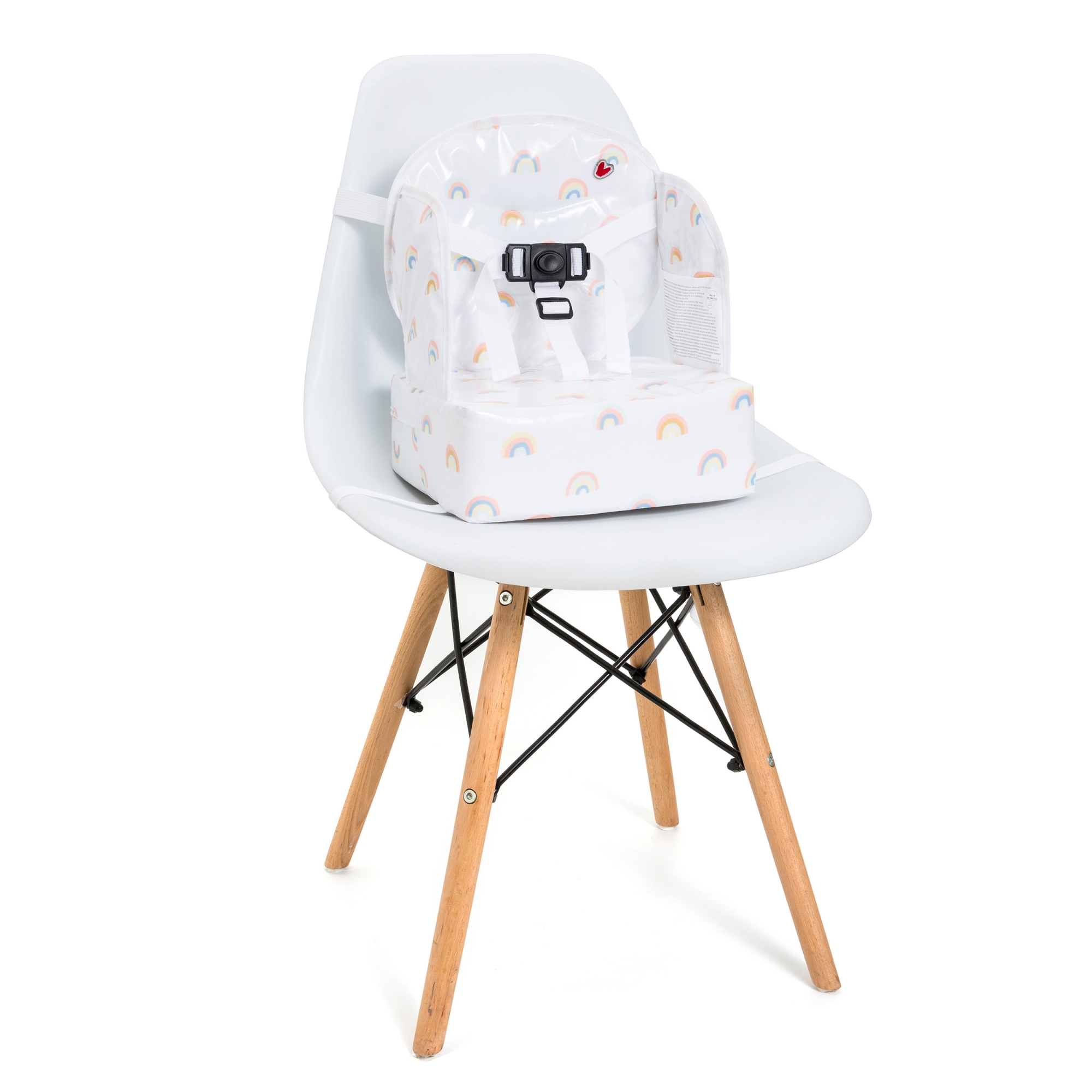 Siège De Voyage Lavable Avec Sangles Animal ZYEZI Rehausseur De Chaise Pour Bébé Blanc Rehausseur Démontable 