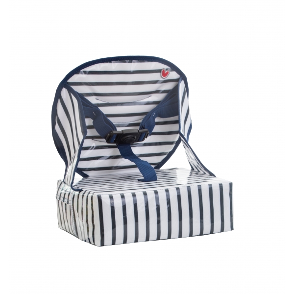 Rehausseur chaise Easy Up Blue Stripes