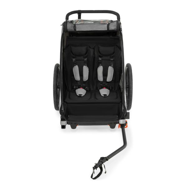 Remorque vélo enfant 2en1 Nava walk Gris