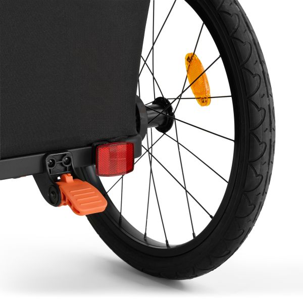 Remorque vélo enfant 2en1 Nava walk Gris