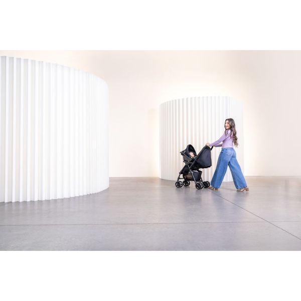 Poussette duo Revaya + siège auto SnugLite Midnight