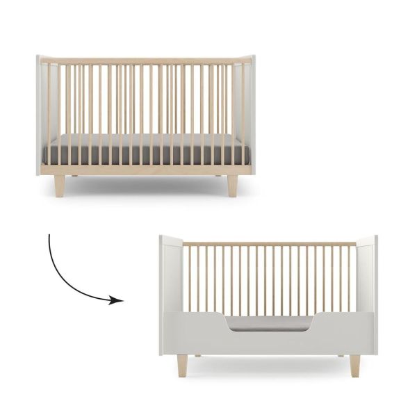 Lit bébé évolutif Rhea - Naturel