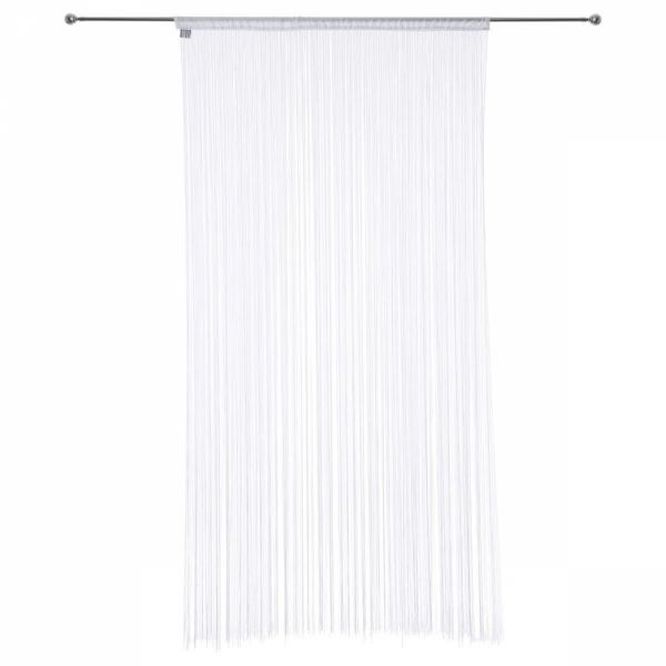 Rideau fil Blanc 90x200 cm