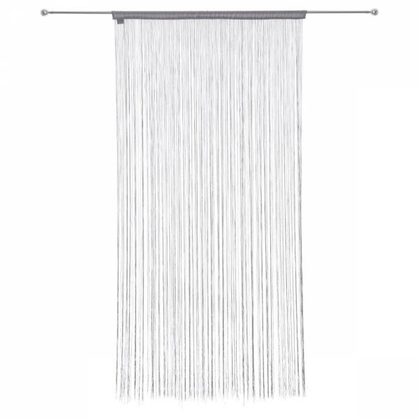 Rideau fil Gris 90x200 cm