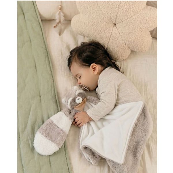 Doudou bébé avec couverture - Raku