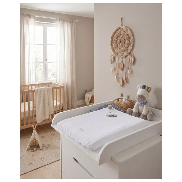 Matelas à langer 45 x 67 cm avec housse éponge Lino