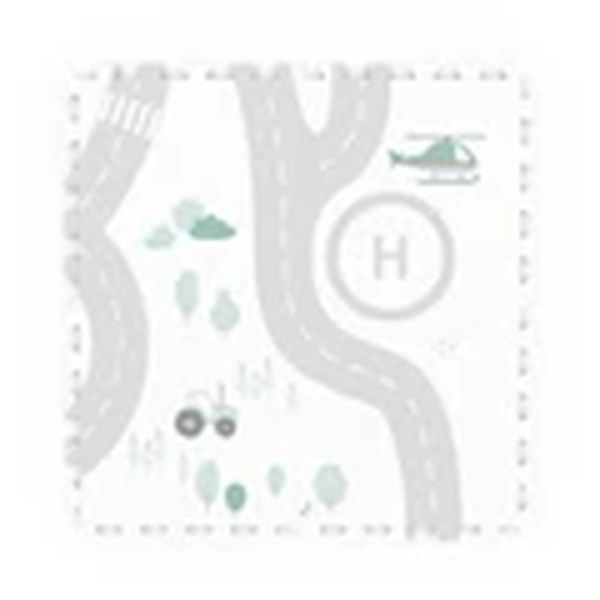 Tapis de jeu réversible  2 en 1 EEVAA Road