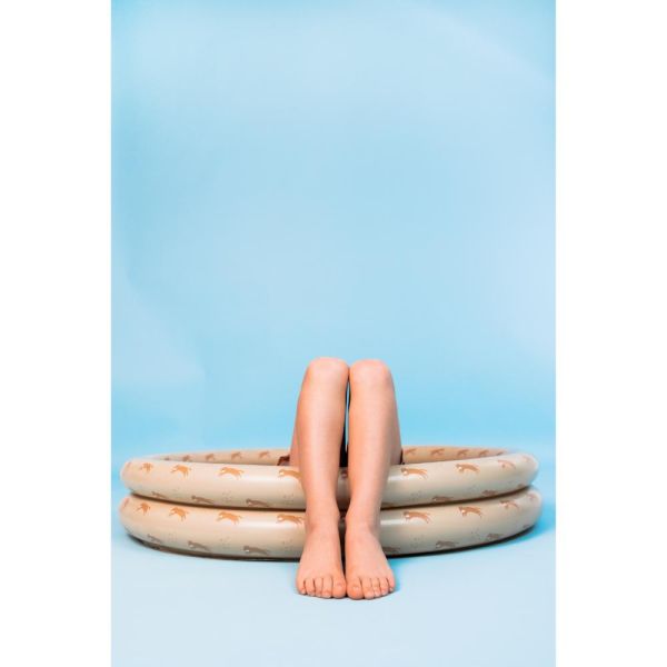 Piscine bébé Ø 100 cm Panthère 2 anneaux