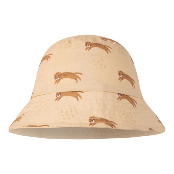 Chapeau anti UV réversible panthère - 4-8 ans