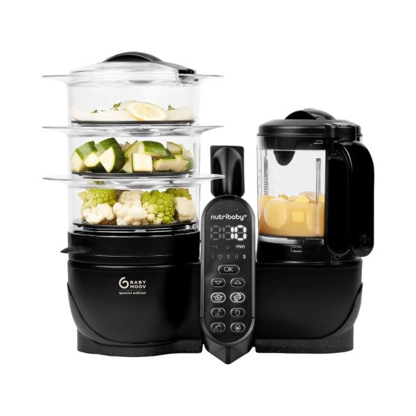 Robot culinaire multifonctions Nutribaby + XL Mineral Black