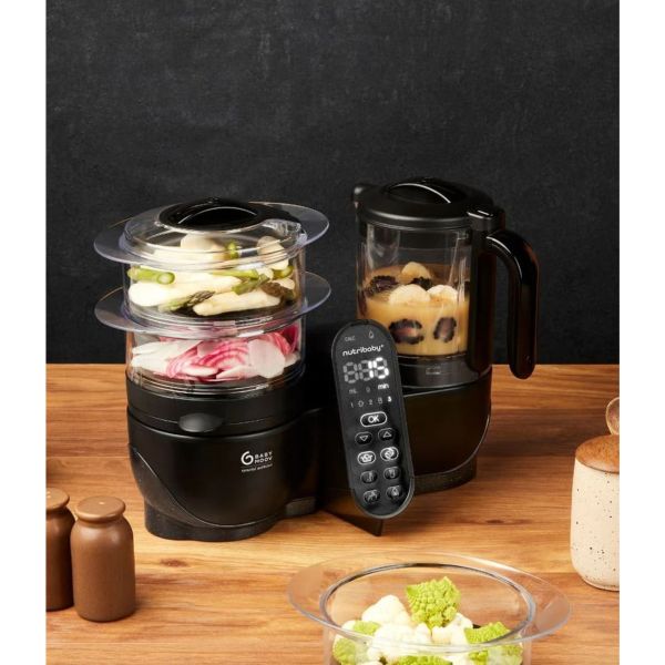 Robot culinaire multifonctions Nutribaby + XL Mineral Black