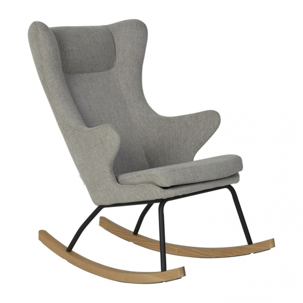 Fauteuil d'allaitement Luxe Sand Grey